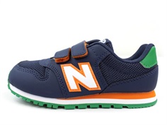 New Balance sneaker navy/varsity orange